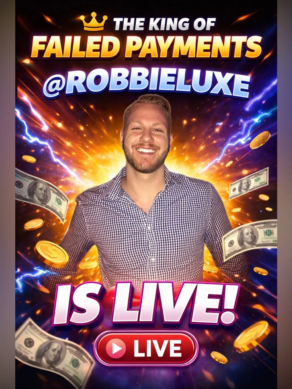 🤯THE MARTINOSTEPH AND ROBBIELUXE SHOW IS LIVE TONIGHT AT 10:30 PM EASTERN TIME!👑 - Picture 1 of 5